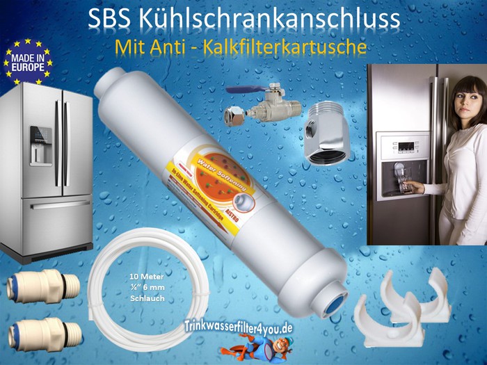 Produktbild von NA 25pcs Wasserzulaufleitung Universal Anschluss-Set Für Kühlschrank